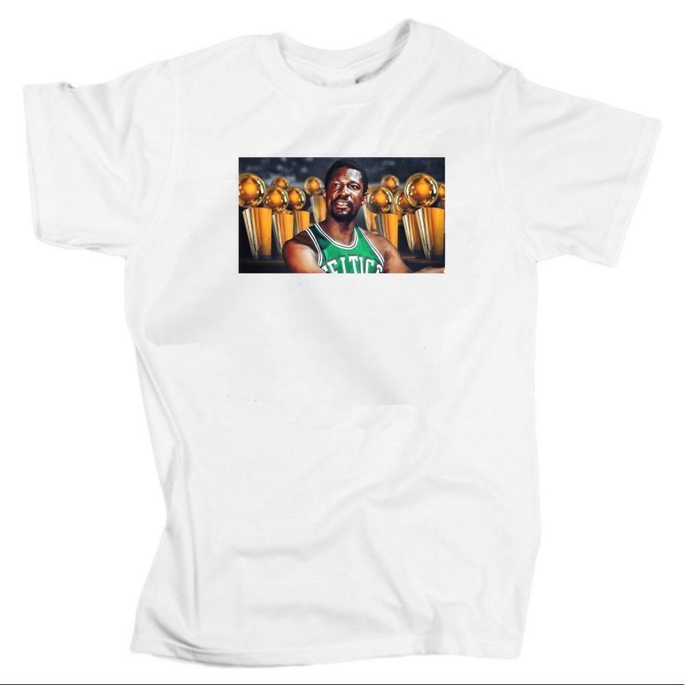 Bill Russell Basketball Legend Retro Graphic Unisex T-Shirt